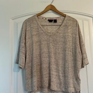 Tahari Linen Shirt Size Large